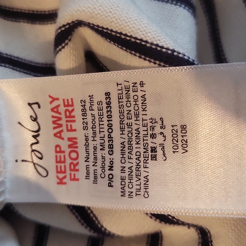 Joules striped long-sleeve tee with rainbow accents - Picture 7 of 10